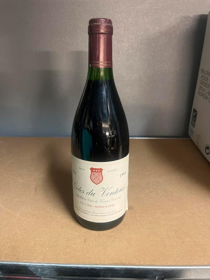 Côtes du Ventoux 1994 - Cuvée Spéciale, Verzamelen, Wijnen, Gebruikt, Rode wijn, Frankrijk, Vol, Ophalen of Verzenden