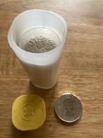 25 x 1 Oz Maple Leafs 2012, volle tube, Ophalen of Verzenden, Zilver