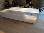 Witte TV meubel / audiomeubel, Huis en Inrichting, Ophalen, Kunststof, Gebruikt, 100 tot 150 cm