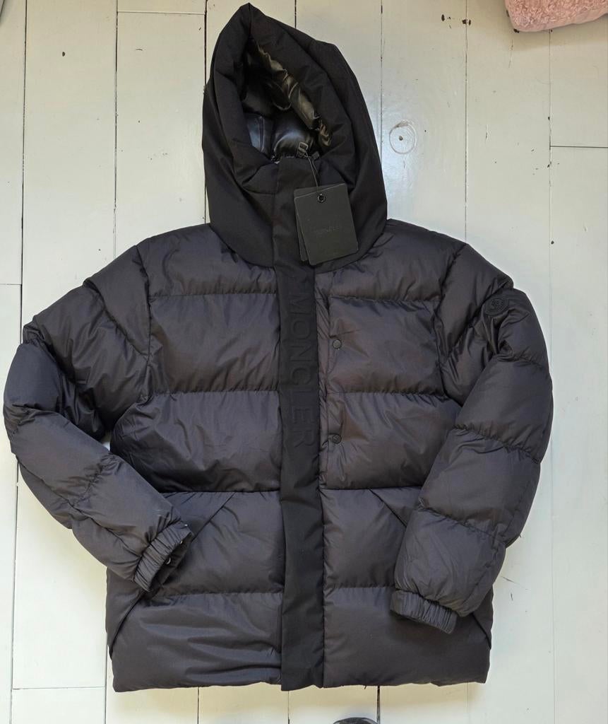 Moncler jas maat L, Maat 52/54 (L), Moncler, Zwart, Nieuw