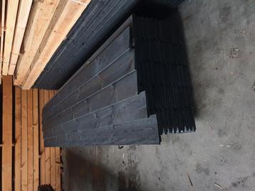 Te koop zweeds rabat planken gitzwart potdeksel plank €3,59 beschikbaar voor biedingen