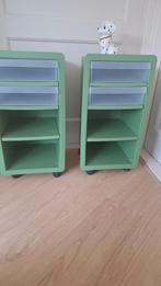 Vintage IKEA Hagberg Trolley - 2 stuks, Huis en Inrichting, Slaapkamer | Nachtkastjes, Ophalen of Verzenden, Gebruikt