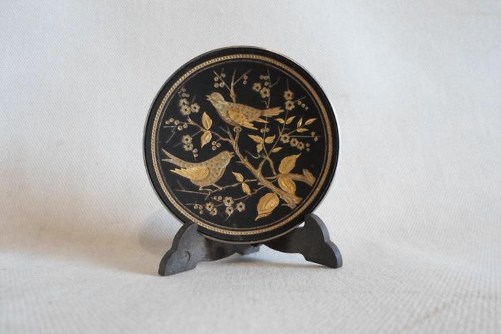 Toledo Verguld Miniatuur Schaaltje, Antiek en Kunst, Curiosa en Brocante, Ophalen of Verzenden