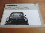 Instructieboek Volkswagen 1600 Ponton, Fastback, Variant '70, Ophalen of Verzenden