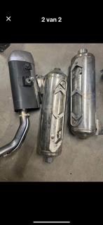 Originele uitlaten Piaggio Beverly/mp3 en Yamaha, Ophalen, Gebruikt
