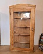 Antiek grenen hoekkastje, Ophalen, Gebruikt, Minder dan 100 cm, Grenenhout
