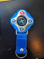 Leuke sleutelhanger met kompas - 6 cm, Ophalen of Verzenden, Gebruikt, Blauw, Jongen of Meisje