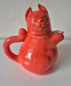 Jan Kruis Rode Kater Theepot Origineel, Ophalen of Verzenden, Overige figuren, Zo goed als nieuw, Gebruiksvoorwerp