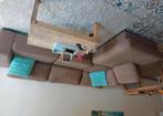 bank fauteuil kunstof riet hockers tuinstoelen wit, Huis en Inrichting, Banken | Bankstellen, Ophalen, Zo goed als nieuw