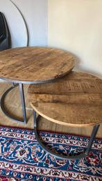 Salontafels, Huis en Inrichting, Tafels | Salontafels, Ophalen, Gebruikt, 50 tot 100 cm, Rond