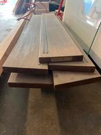 Traptreden, hardhout, trapdelen, trap, Doe-het-zelf en Verbouw, Hout en Planken, Ophalen, 25 tot 50 mm, Zo goed als nieuw, Plank