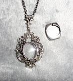 Horloge ketting opengewerkt zilver, Ophalen of Verzenden, Zilver