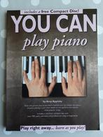 Amy Appleby - You can play piano   zelfstudie  incl CD, Les of Cursus, Piano, Ophalen of Verzenden, Zo goed als nieuw