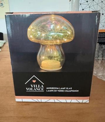 Paddenstoel Lamp Glas beschikbaar voor biedingen