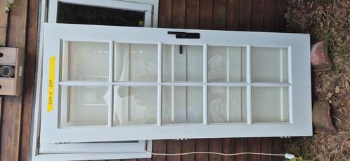 4 binnen deuren., Doe-het-zelf en Verbouw, Deuren en Horren, Gebruikt, Binnendeur, 200 tot 215 cm, 80 tot 100 cm, Glas, Ophalen