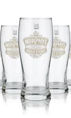 Te koop: 3 x Murphys 0.4L Glazen!, Verzamelen, Ophalen of Verzenden, Nieuw, Bierglas
