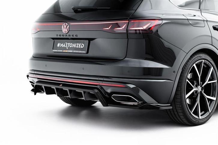 Rear Diffuser Geschikt Voor VW Touareg R Line MK3 Facelift V, Auto diversen, Tuning en Styling, Ophalen of Verzenden