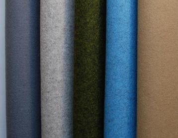 Vilt - Wolvilt - Meubelvilt - combi A - Winterkleuren beschikbaar voor biedingen