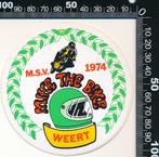 Sticker: Mike the Bike - 1974 - Weert, Verzenden, Zo goed als nieuw, Auto of Motor