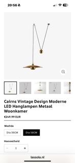 Vintage Design Moderne LED Hanglampen Metaal Woonkamer, Huis en Inrichting, Lampen | Vloerlampen, Ophalen of Verzenden, Nieuw
