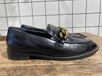 Omoda zwart leren loafers crocoprint 39, Kleding | Dames, Schoenen, Omoda, Ophalen of Verzenden, Zo goed als nieuw, Instappers