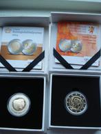 2 EURO IN   PROOF KW. KONINGSDUBBEL ,200 JAAR KONINKRIJK, Ophalen of Verzenden, Koningin Beatrix, Euro's, Setje