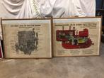 Posters IHC, International Harvester, Ophalen, Gebruikt, Met lijst, Deurposter of groter