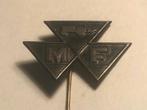 Metalen MF MASSEY FERGUSON TRACTORMERK Speld (Zwart)., Verzenden, Zo goed als nieuw, Transport, Speldje of Pin