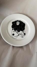 Pillivuyt France Wit bord Pierrot Clown Crying, Ophalen of Verzenden