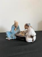 Chinees „Mudman” keramiek beeld, Go spelende mannen, Verzamelen, Beelden en Beeldjes, Ophalen of Verzenden, Zo goed als nieuw