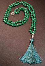 Mala ketting malachiet kralen, Sieraden, Tassen en Uiterlijk, Kettingen, Nieuw, Ophalen of Verzenden, Steen of Mineraal, Met edelsteen