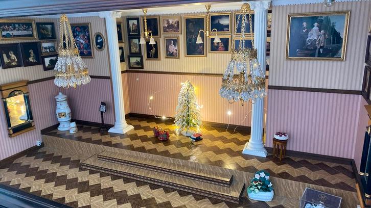 Mooie poppenhuis/ verzamel item, Verzamelen, Poppenhuizen en Toebehoren, Zo goed als nieuw, Poppenhuis, Ophalen