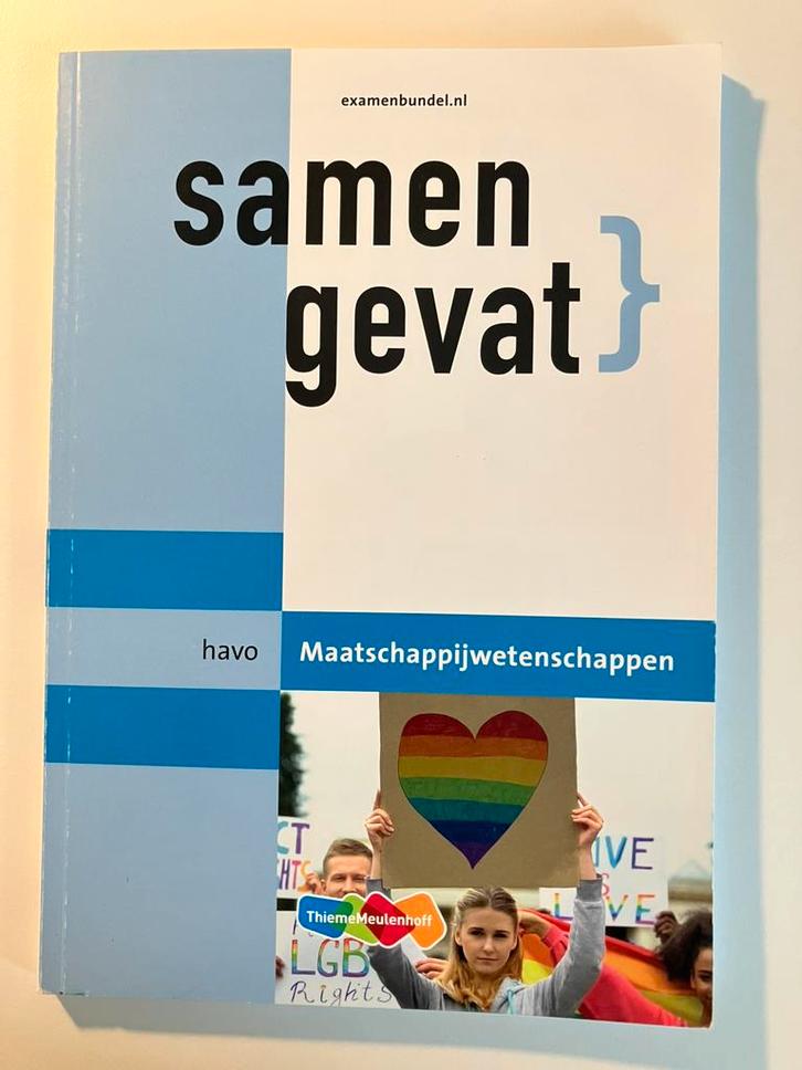 Examenbundel Samengevat HAVO Maatschappijwetenschappen, Boeken, Schoolboeken, Zo goed als nieuw, Maatschappijleer, HAVO, Ophalen of Verzenden