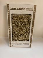 Vintage kerstslinger guirlande goudkleurig, Ophalen of Verzenden, Zo goed als nieuw
