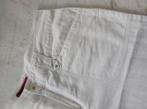 Witte linnenmix Capri-broek, maat 38, Maat 38/40 (M), Wit, Ophalen of Verzenden, Zo goed als nieuw