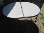 Inklapbare en verstelbare Crespo Tafel, Ophalen, Zo goed als nieuw, Campingtafel