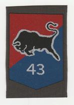 Embleem 43e Gemechaniseerde Brigade (kleur), Embleem of Badge, Nederland, Ophalen of Verzenden, Landmacht