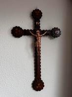 Tramp Art Crucifix, Ophalen of Verzenden