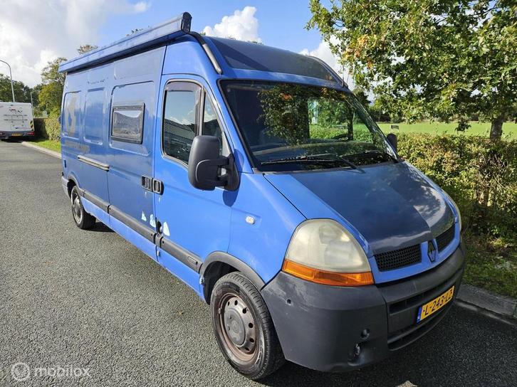 Renault MASTER 3.5T 2.5 DCI EURO4 Camperbus 2005 XL Bed, Caravans en Kamperen, Campers, Bedrijf, Half-integraal, Overige merken