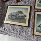 Set van Vintage Auto Prints, Antiek en Kunst, Ophalen of Verzenden