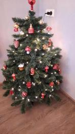 Complete kunstkerstboom verlichting piek en kerstballen, Ophalen, Zo goed als nieuw