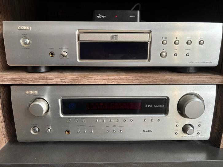 Denon DRA-500AE & DCD-500AE optische CD speler, Audio, Tv en Foto, Versterkers en Receivers, Gebruikt, Overige merken, Ophalen