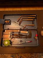 Ulmer koffer met snijbrander + 7 Catweld A311 mondstukken, Doe-het-zelf en Verbouw, Gereedschap | Lasapparaten, Ophalen of Verzenden