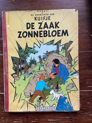 Kuifje: De zaak Zonnebloem (1956; eerste druk) softcover beschikbaar voor biedingen