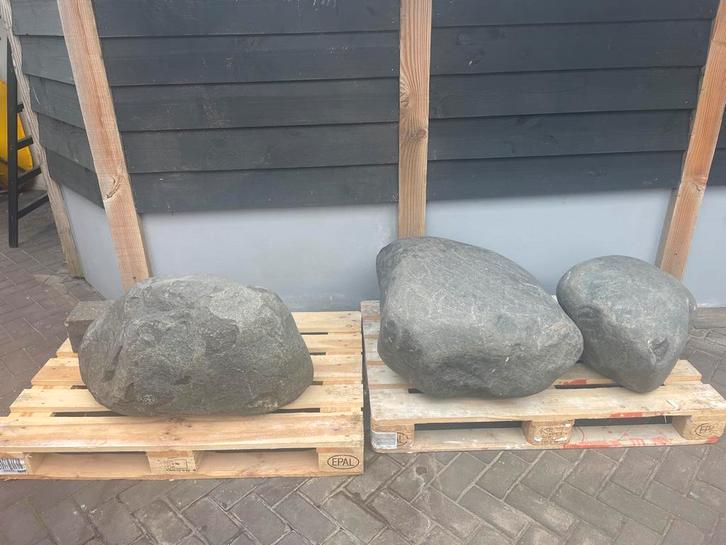 Grote grijze rotsen/keien voor tuin of landschap, Tuin en Terras, Grind, Keien en Split, Gebruikt, Kei, Grijs, Overige materialen