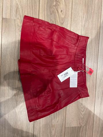 Nieuwe janice leren rode broek arthur beschikbaar voor biedingen