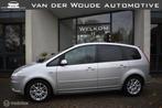 Ford C-Max 1.8-16V Ghia '08 Clima|Cruise|Leder|Hoge instap!, Auto's, Voorwielaandrijving, 65 €/maand, 125 pk, Zwart