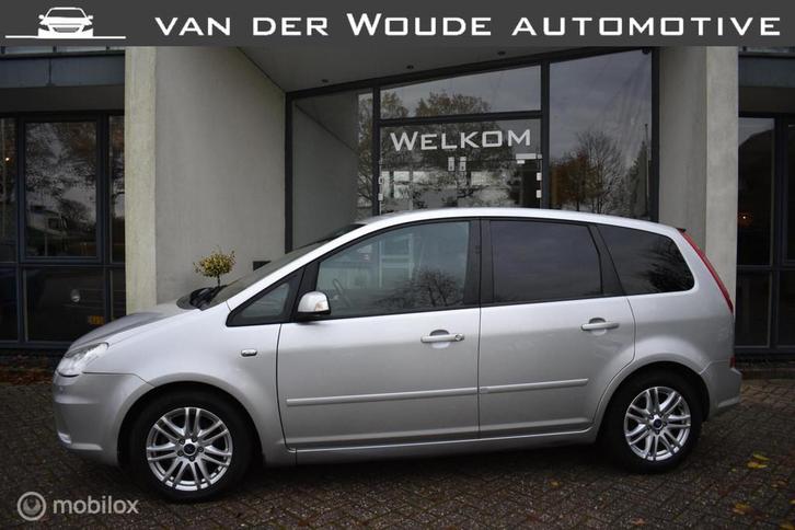 Ford C-Max 1.8-16V Ghia '08 Clima|Cruise|Leder|Hoge instap!, Auto's, Ford, Bedrijf, Te koop, C-Max, ABS, Airbags, Airconditioning
