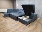 Gratis Levering | Mooi Groot Grijsblauwe U Bankstel, Info@banxtel.nl, 3194DC, Overige maten, Hoekbank