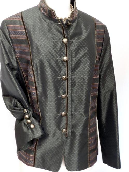 LUXE Blazer in pracht kleurstelling mt 46/48, Kleding | Dames, Jasjes, Kostuums en Pakken, Zo goed als nieuw, Jasje, Maat 46/48 (XL) of groter